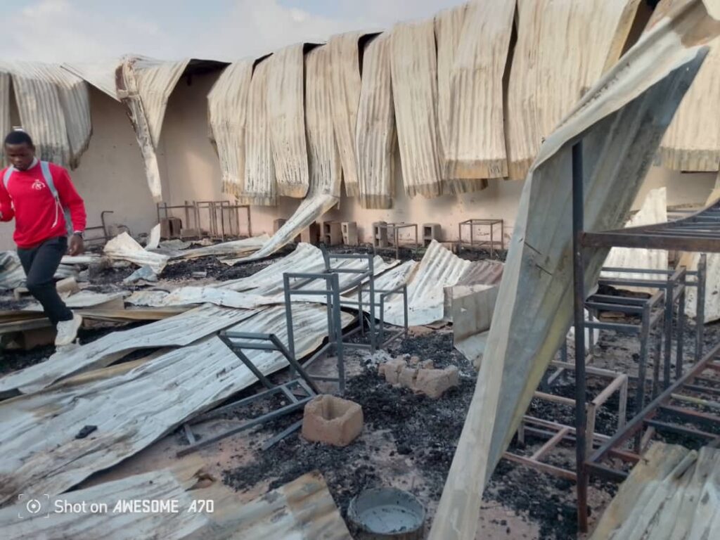 Kabadwa Private School Students Set Hostel on Fire Over Alleged Poor Meals, Authorities Dispute Claims