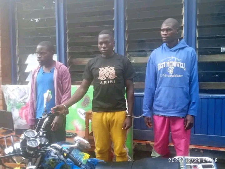 Three Arrested Over K11 Million Hardware Shop Break-In in Kawale