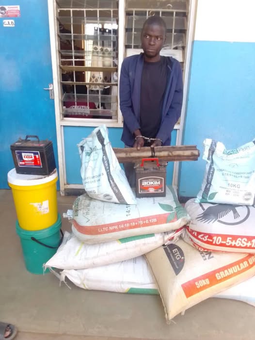 Man Arrested Over K2.7m Agricultural Goods Theft in Kasungu