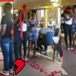 Drama as lady rejects man’s proposal in the presence of his mum