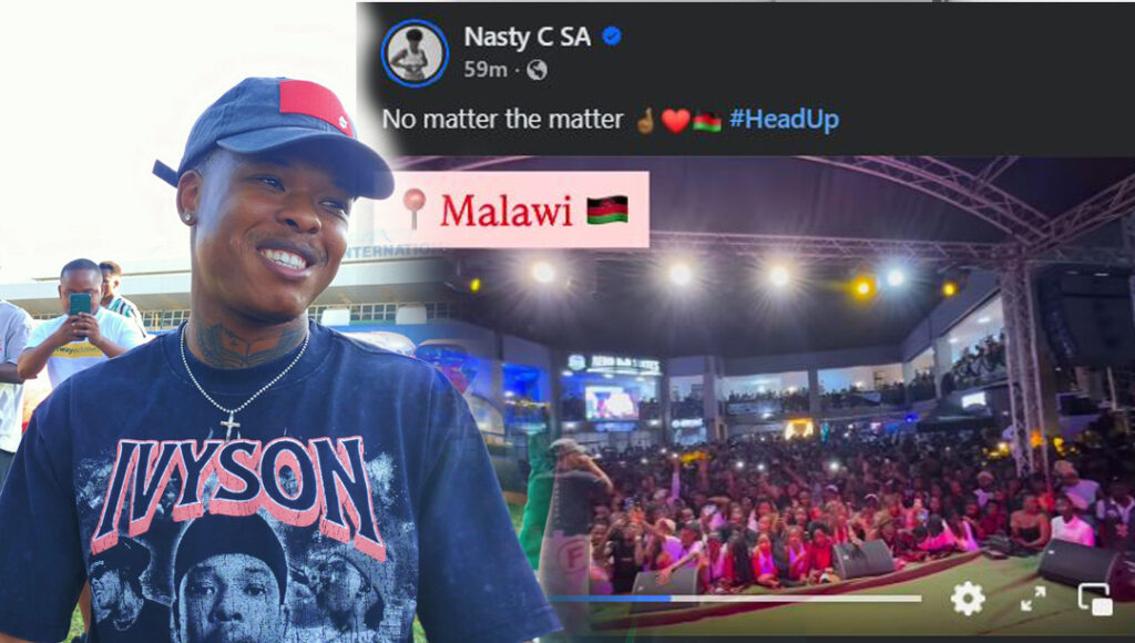 Gwamba Rescued from Mockery as Nasty C Finally Posts The Show on His Page