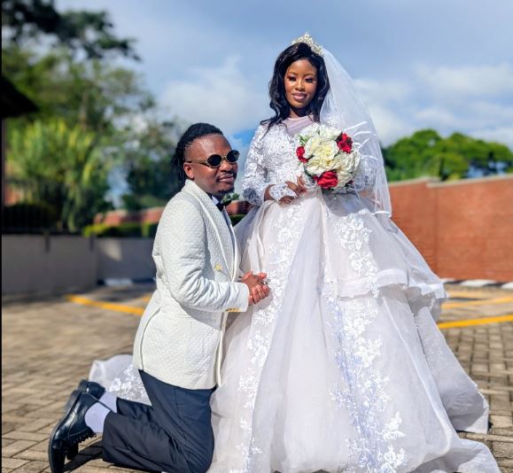 Nthonda Sparks Wedding Rumours With Aunt Obhebha After White-Themed Photos Go Viral