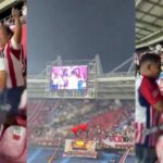 Man proposed to his two girlfriends during a live football match (Watch Video)