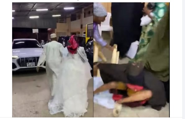 Angry father storms his daughter’s wedding and walks out with her, ending the wedding prematurely