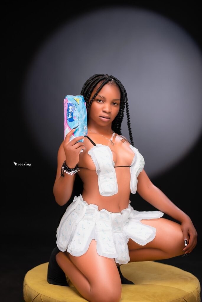 Model Xania Shakes the Internet With Birthday Outfit Made of Sanitary Pads