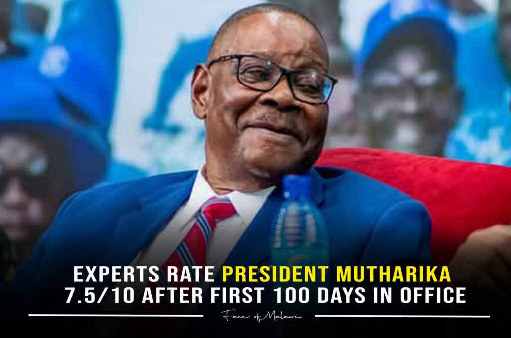 Experts Rate President Mutharika 7.5/10 After First 100 Days in Office