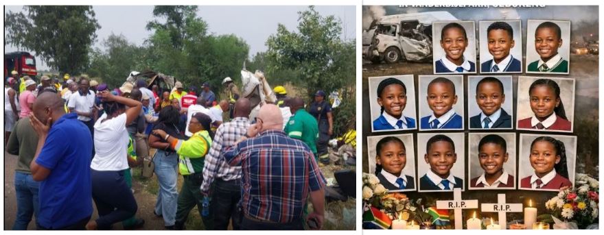 Unlicensed Driver Linked to Vanderbijlpark Crash That K!lled 14 Learners in South Africa