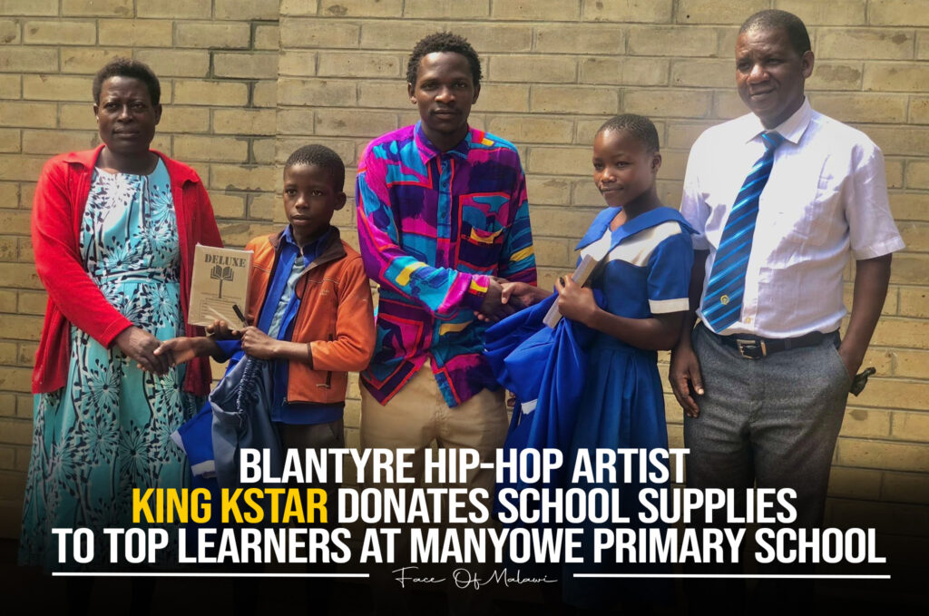 King Kstar Donates School Supplies to Top Learners at Manyowe Primary School