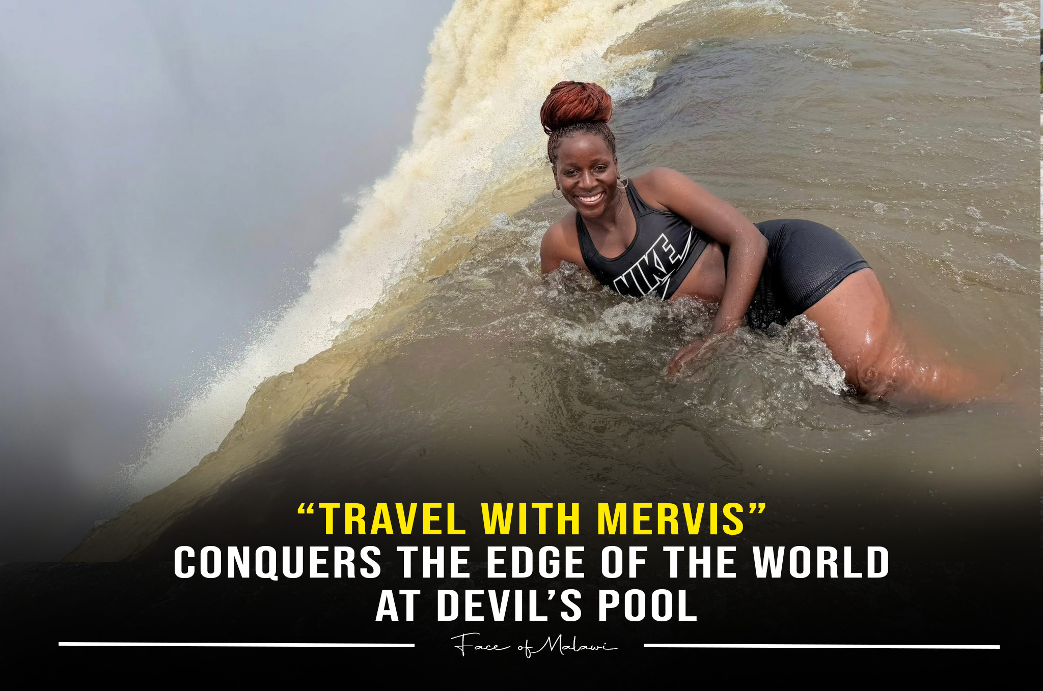 Travel with Mervis” Conquers the Edge of the World at Devil’s Pool