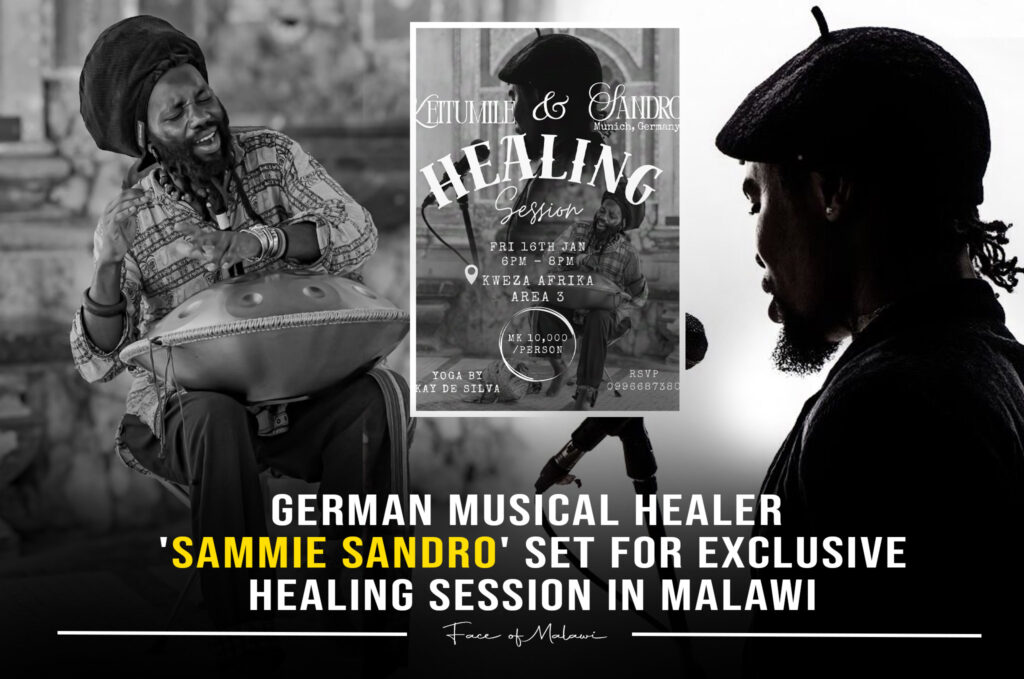 German Musical Healer ‘Sammie Sandro’ Set for Exclusive Healing Session in Lilongwe
