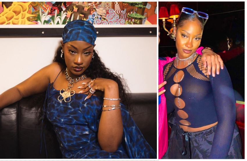 Nigerian Singer ‘Tems’ Gone Wild: Netizens Zooming In On See-Through Blouse to See Her Pierced N!pple