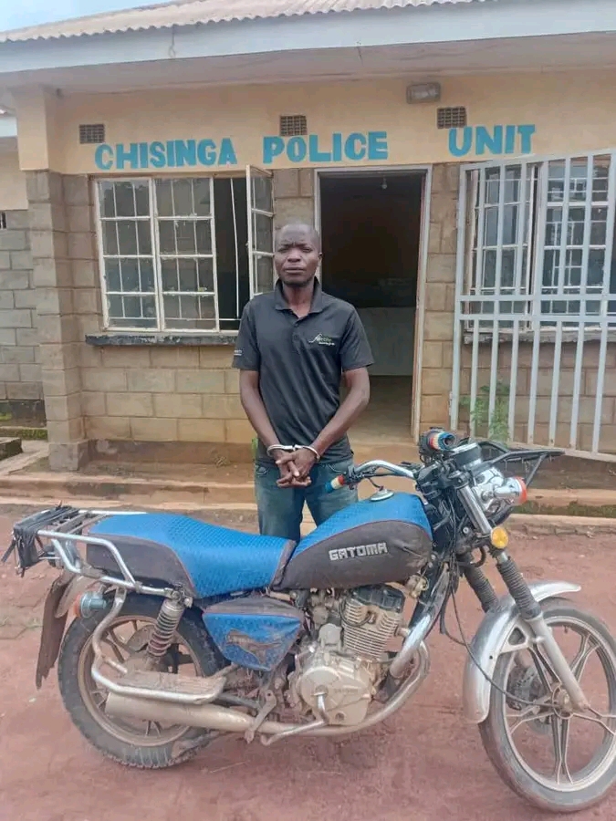 Zambian National Arrested in Kasungu Over Suspected Stolen Motorcycle