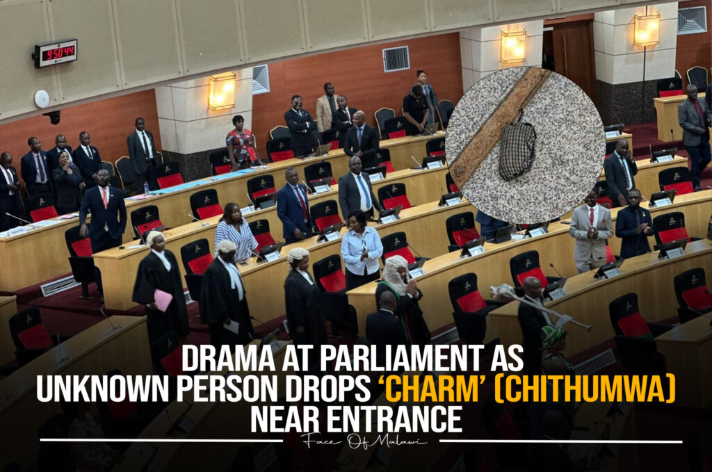 Drama at Parliament as Unknown Person Drops ‘Charm’ (Chithumwa) Near Entrance