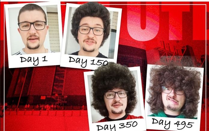 Man Utd Fan Frank Ilett Eyes First Haircut in 495 Days as ‘United Strand’ Challenge Nears End