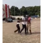 Drama as two men fight ‘over girlfriend’ at on Valentines Day (watch video)