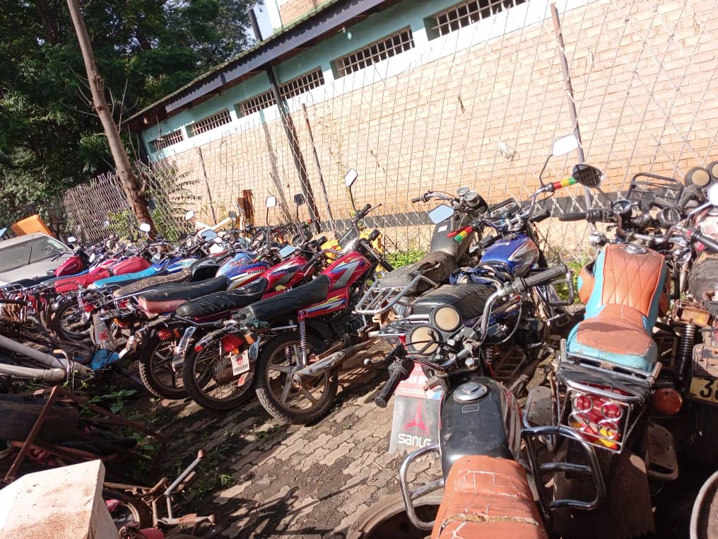 Lilongwe Police Impound 60 Motorcycles in Road Safety Crackdown