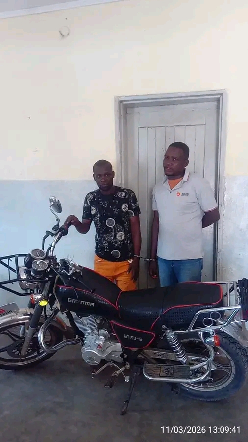 Two Men Arrested in Balaka Over Stolen Motorbike