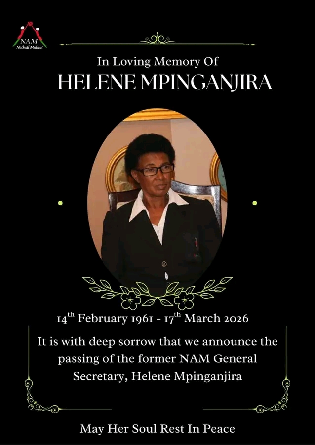 Malawi Loses Key Netball Development Figure Hellen Tasosa MWpinganjira