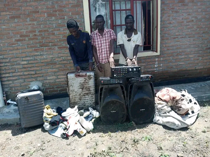 THREE MEN ARRESTED FOR BURGLARY AND THEFT IN LIWONDE
