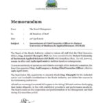 Roads Authority CEO Champati Seconded to MUBAS