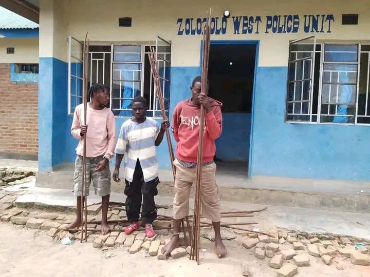 Three Arrested for Theft of Construction Materials at Catholic Church in Mzuzu
