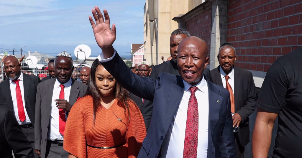 Julius Malema Sentenced to 5 years imprisonment in firearm case