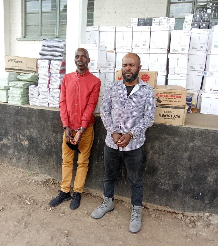 Two Arrested Over K48 Million Fake Cheque Stationery Scam