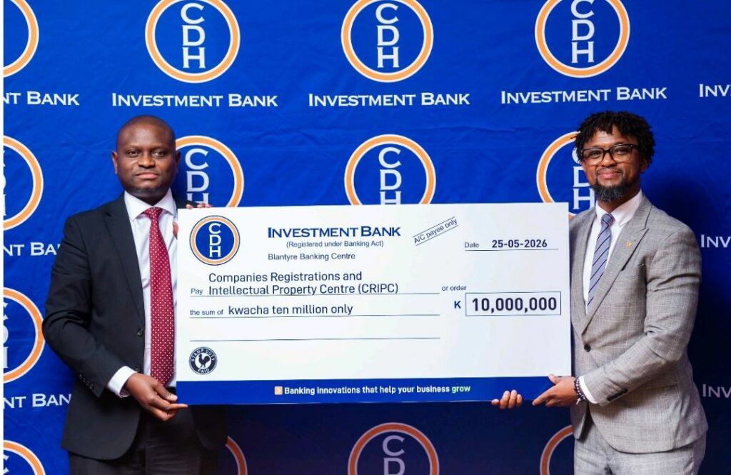 CDH Investment Bank Donates MK10 million to CRIPC ahead of the launch