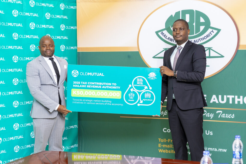 Old Mutual remits MK50 billion in tax to MRA