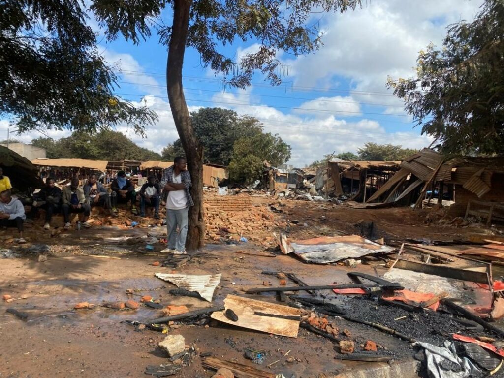 Update: Tear Gas Continues at Wakawaka Market as Traders Count Losses After Demolitions