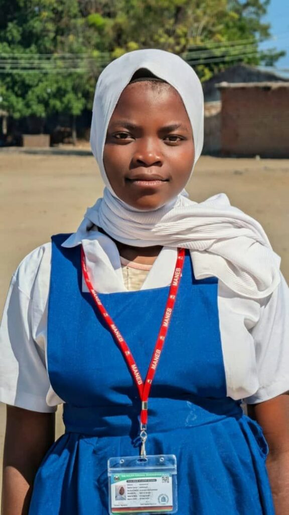 Duwama Muhammad Stands Alone As Only Girl Sitting Standard 8 Exams At Mangale Primary School in Mangochi
