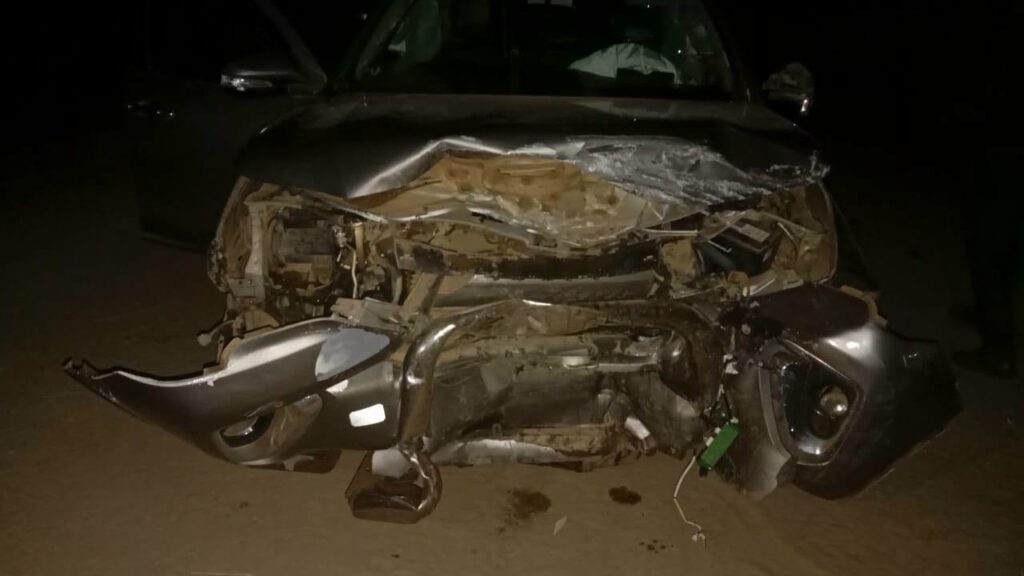 Honda Fit Lands in River After Collision with Fortuner in Salima, Three Injured