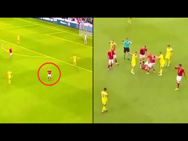 Footballer Christian Eriksen hospitalised after collapsing in friendly against Ukraine (Watch Video)