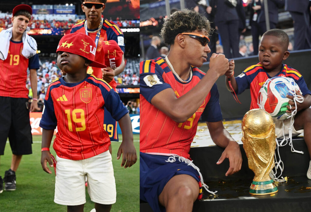 Meet Keyne: Lamine Yamal’s Little Brother Who Stole the Show After Spain’s World Cup Triumph (See Photos)