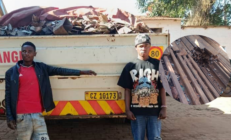 Two Arrested in Thyolo After Suspected Stolen Railway Materials Found Hidden Under Scrap Metal