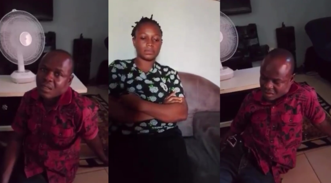 Busted|| Man Catches Wife Being Chewed By Another, Video Circulates (Watch Video)