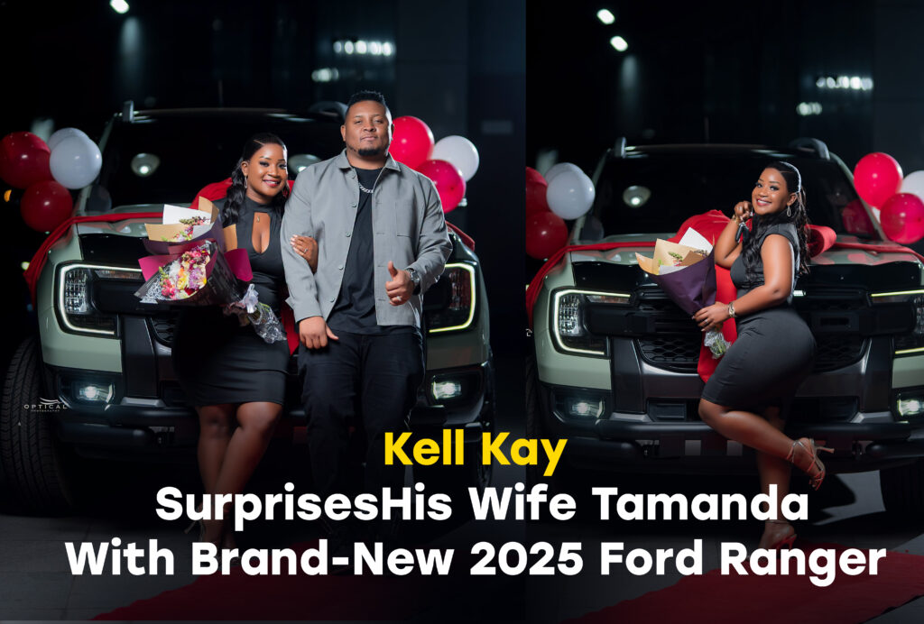 Kell Kay Surprises Wife Tamanda With Brand-New 2025 Ford Ranger